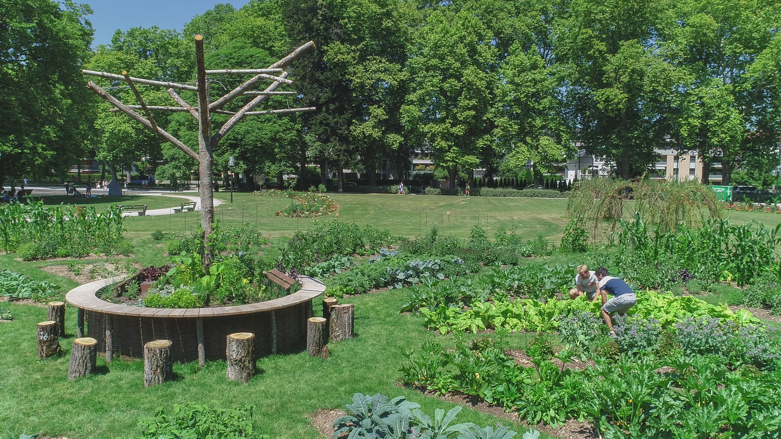 Jardin Mandala Potag'Home, Festival des paysages d’Annecy