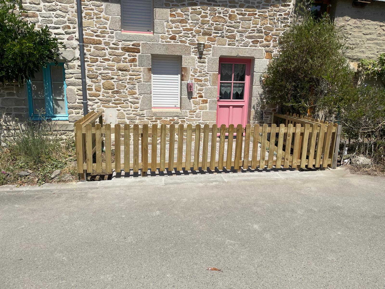 Clôture à l’anglaise du jardin