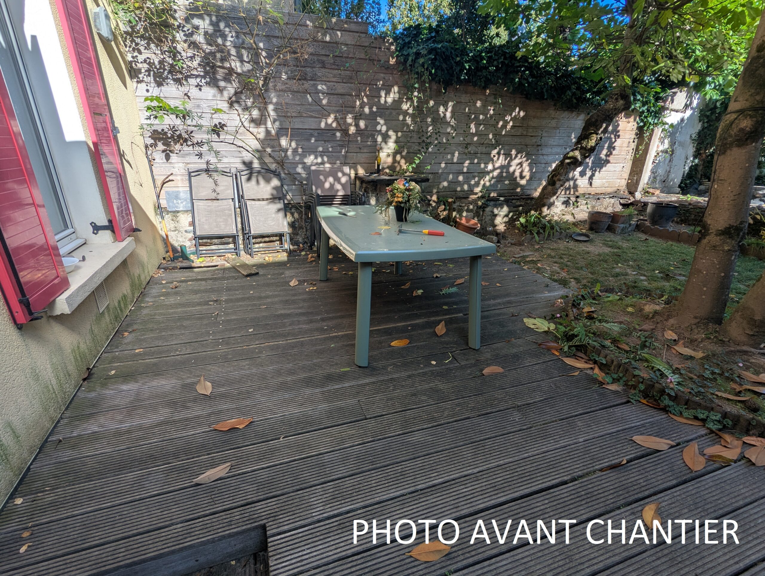 avant chantier